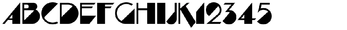 Chromakey 字体样张。