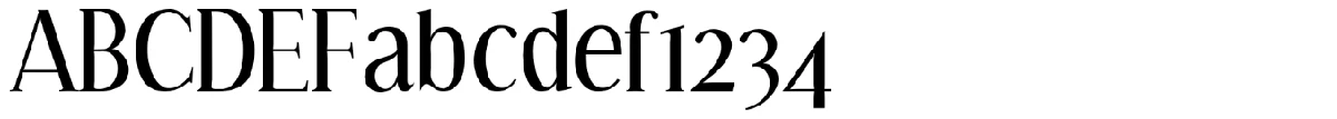 Effloresce typeface specimen.