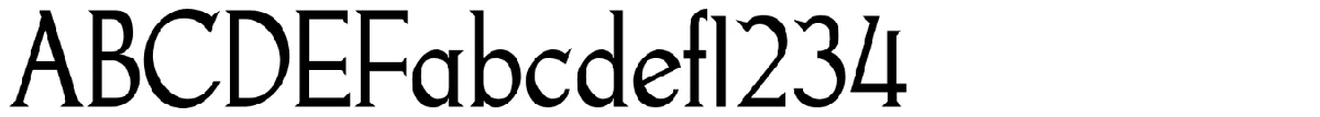 Goodfish typeface specimen.