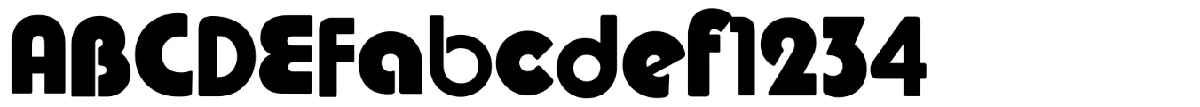 Muestra de la tipografía Gord.