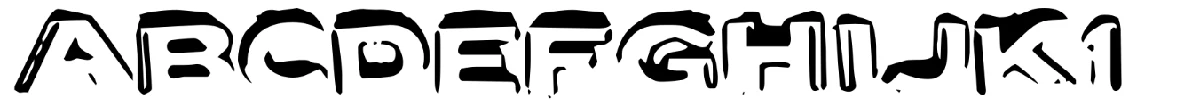 Schriftmuster von Letter Set.
