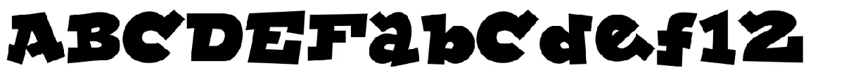 Muestra de la tipografía Lockergnome.