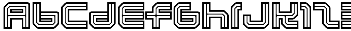 Lunasol typeface specimen.