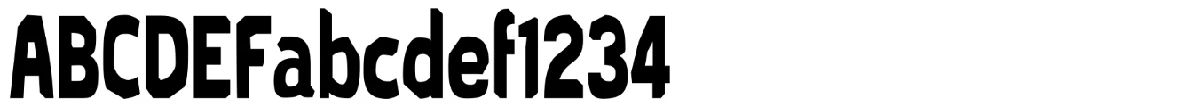Mold Papa typeface specimen.