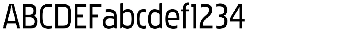 Muestra de la tipografía Pakenham.