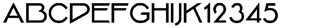Raincoat typeface specimen.