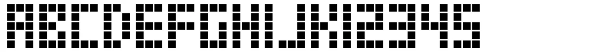 Schriftmuster von TRS-Million.