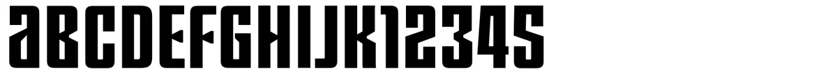 Ugocranis 字体样张。