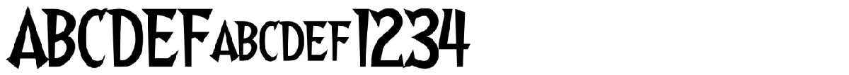 Walshes 字体样张。