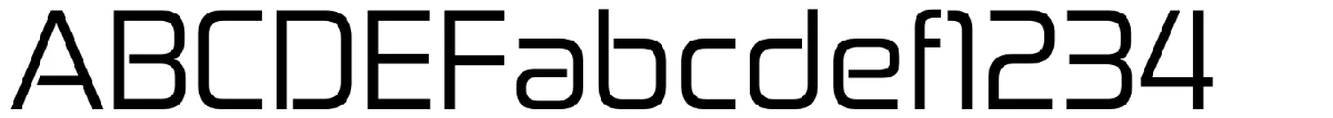 Zekton typeface specimen.