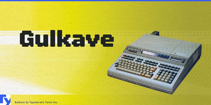 Gulkave typeface specimen