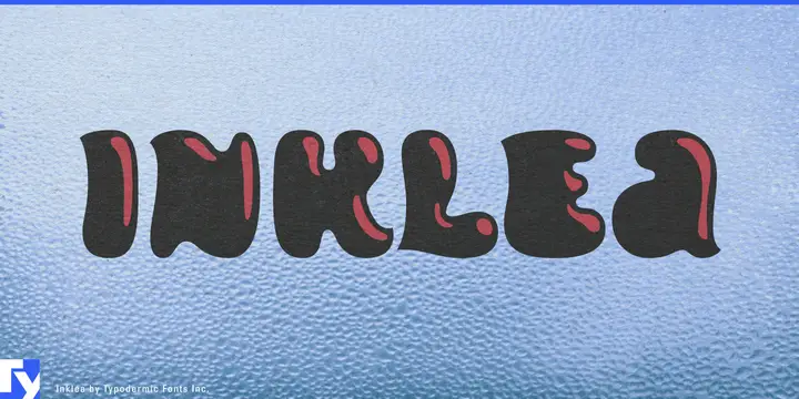 Inklea typeface specimen