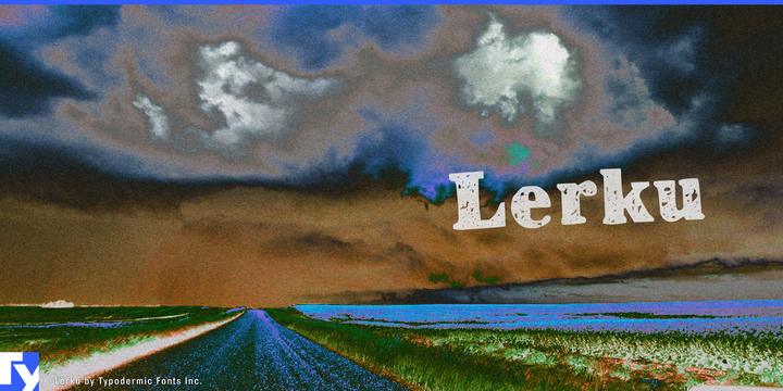 Lerku typeface specimen