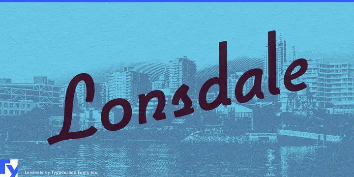 Lonsdale typeface specimen