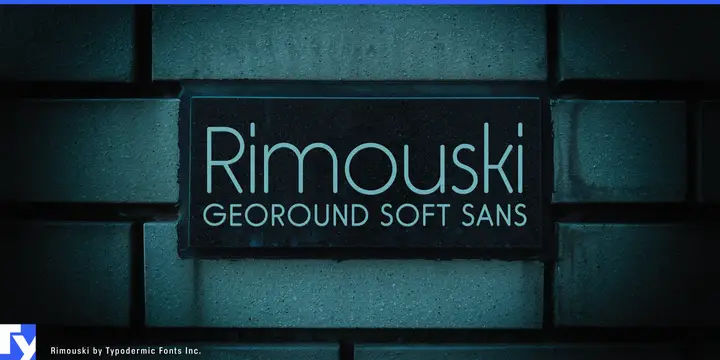 Rimouski typeface specimen