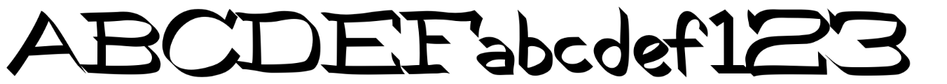 Robokoz typeface specimen