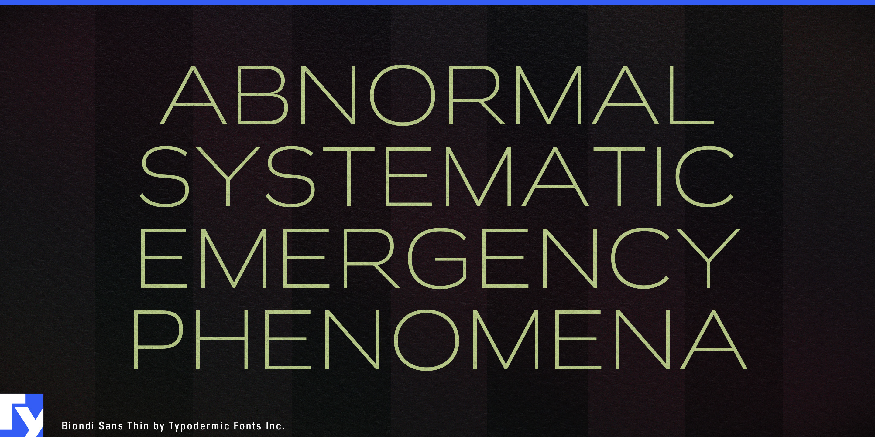 Biondi Sans specimen 2