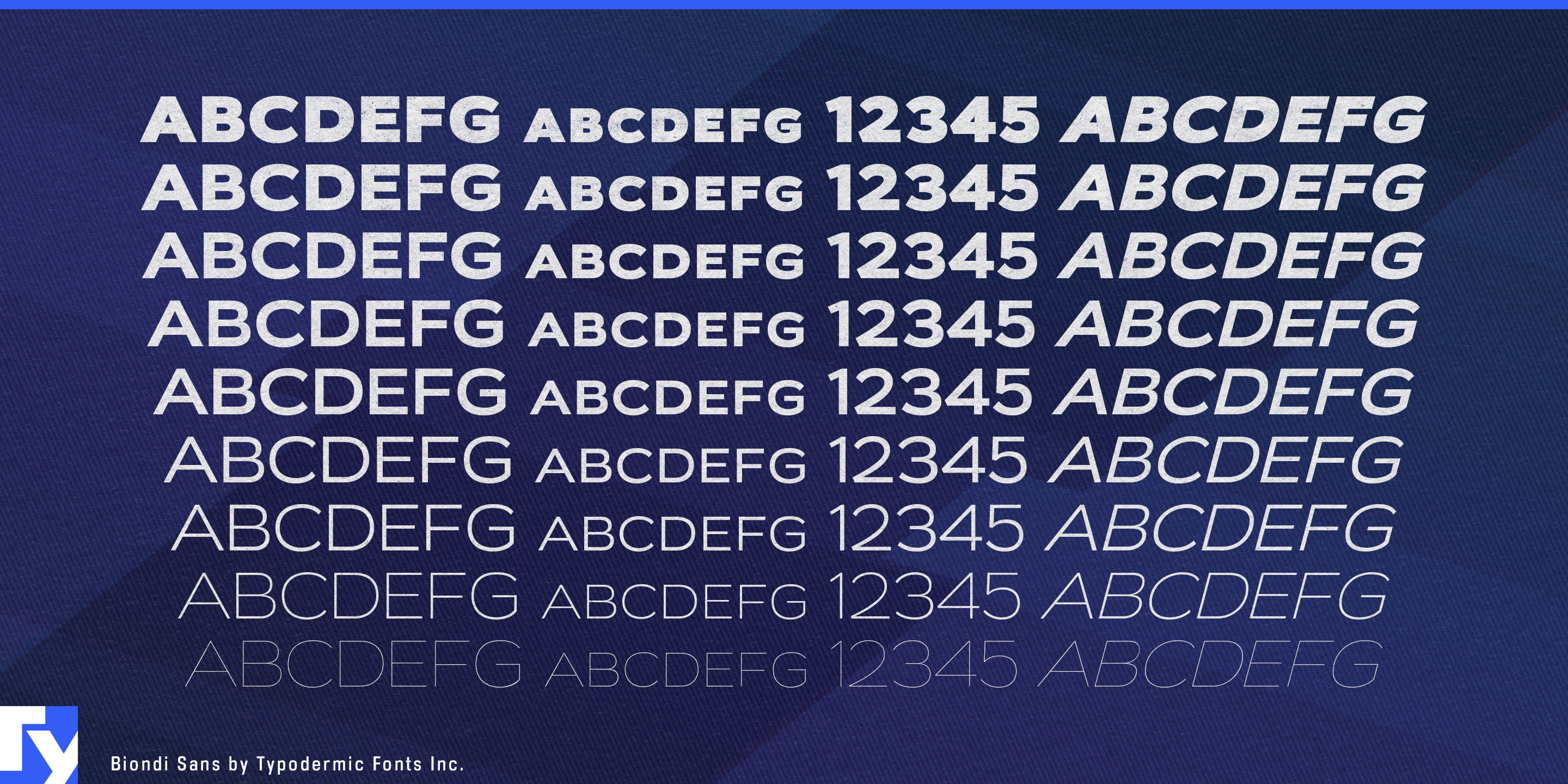 Biondi Sans specimen 4