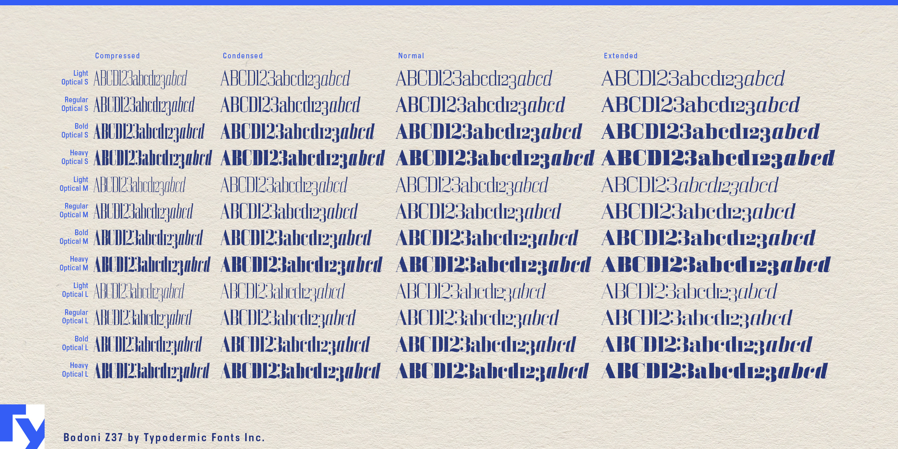 Bodoni Z37 specimen 4