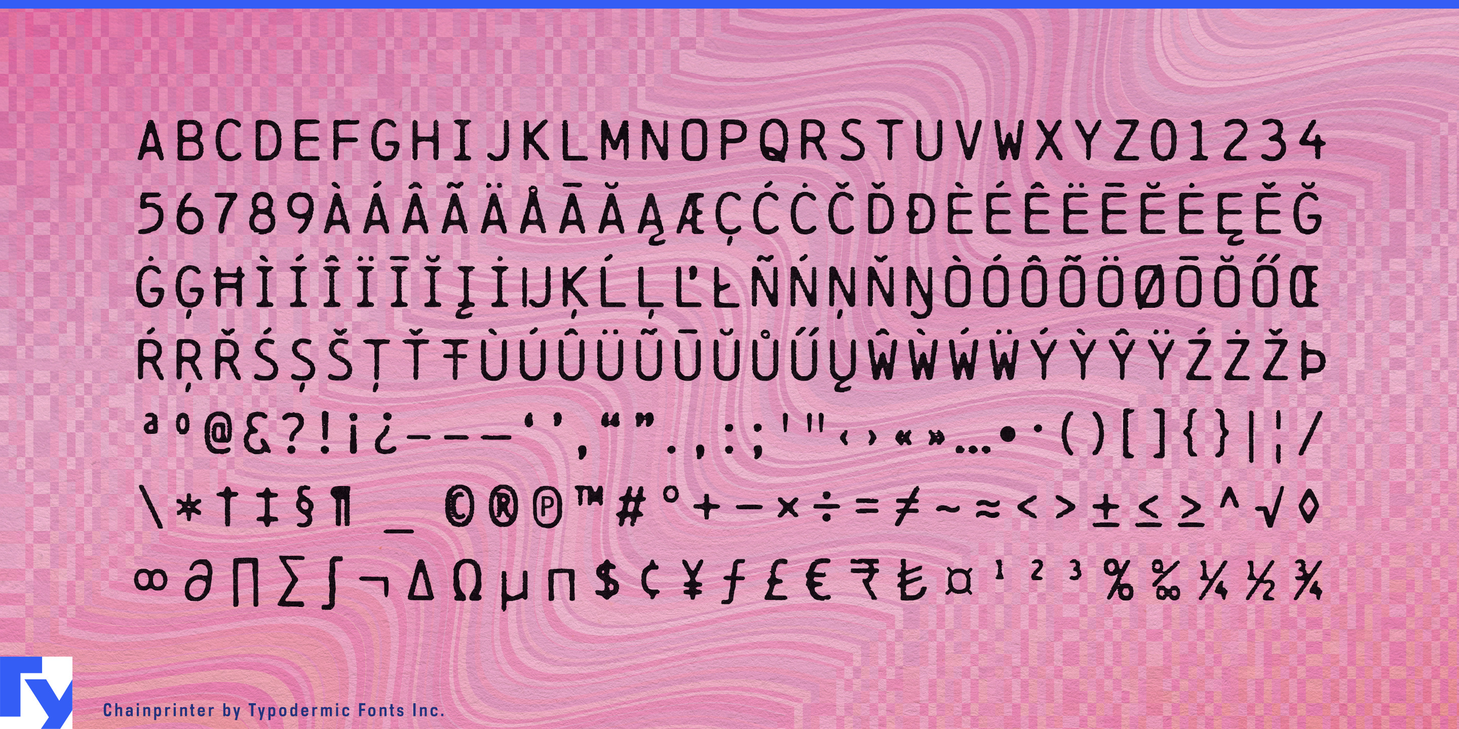 Chainprinter specimen 5