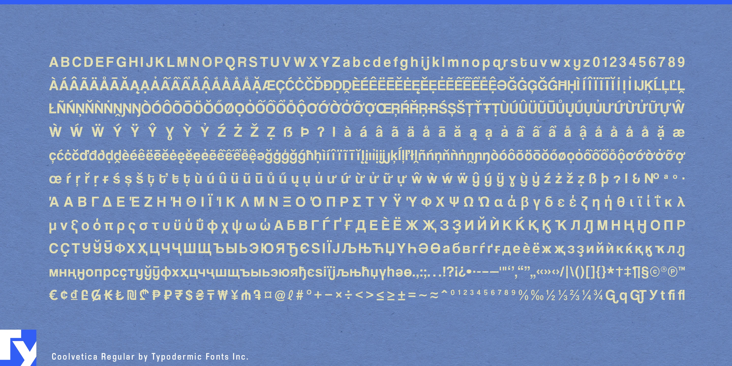 Coolvetica specimen 5
