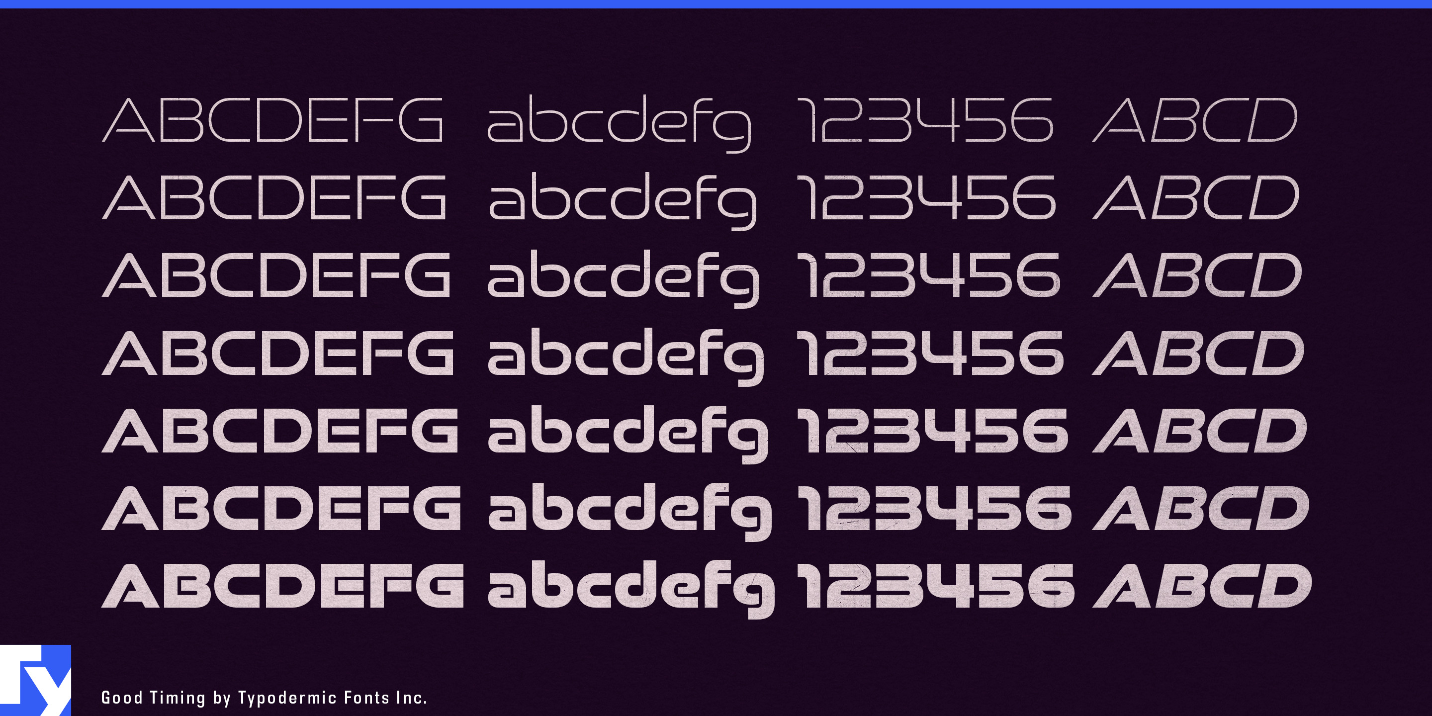 Schriftmuster 4 von Good Timing