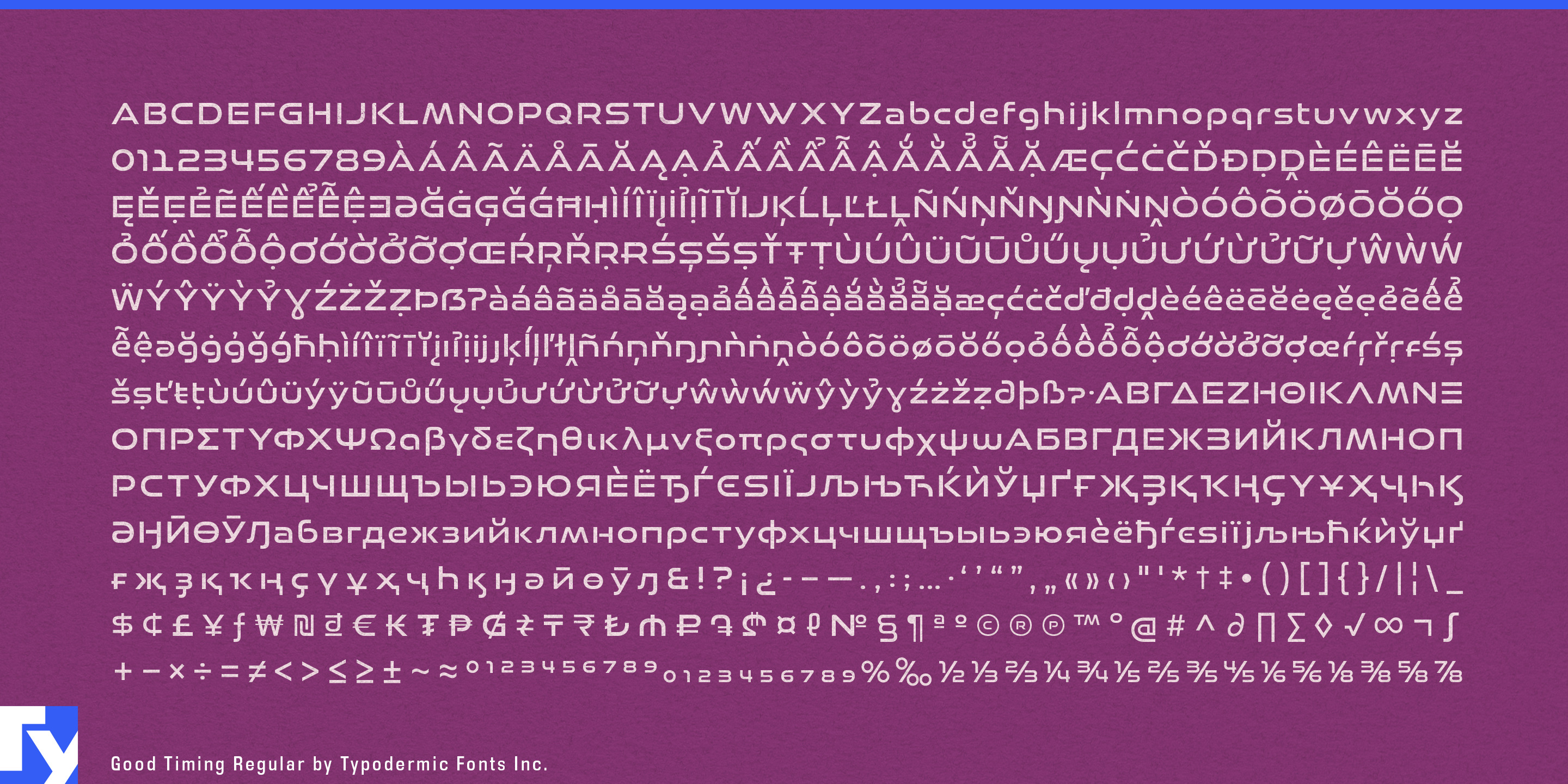 Schriftmuster 5 von Good Timing