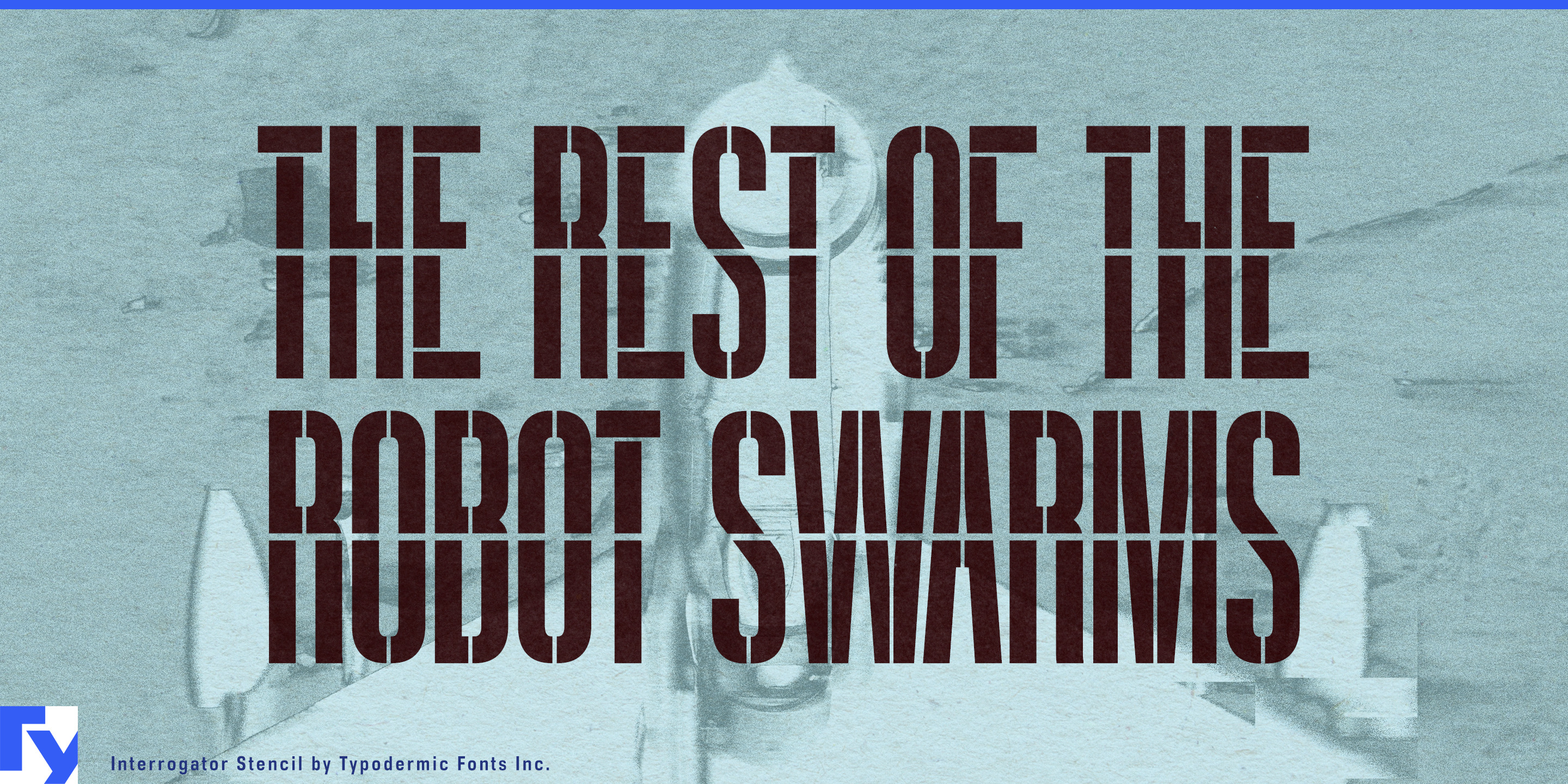Interrogator Stencil specimen 3