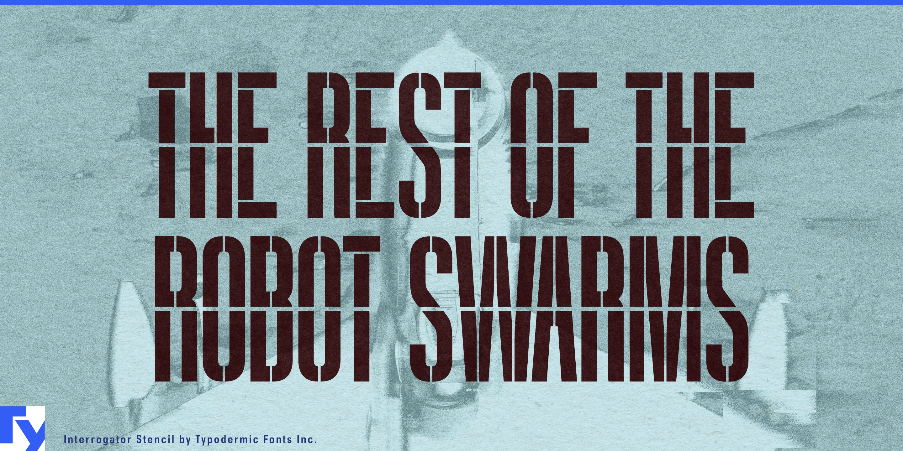 Interrogator Stencil specimen 3