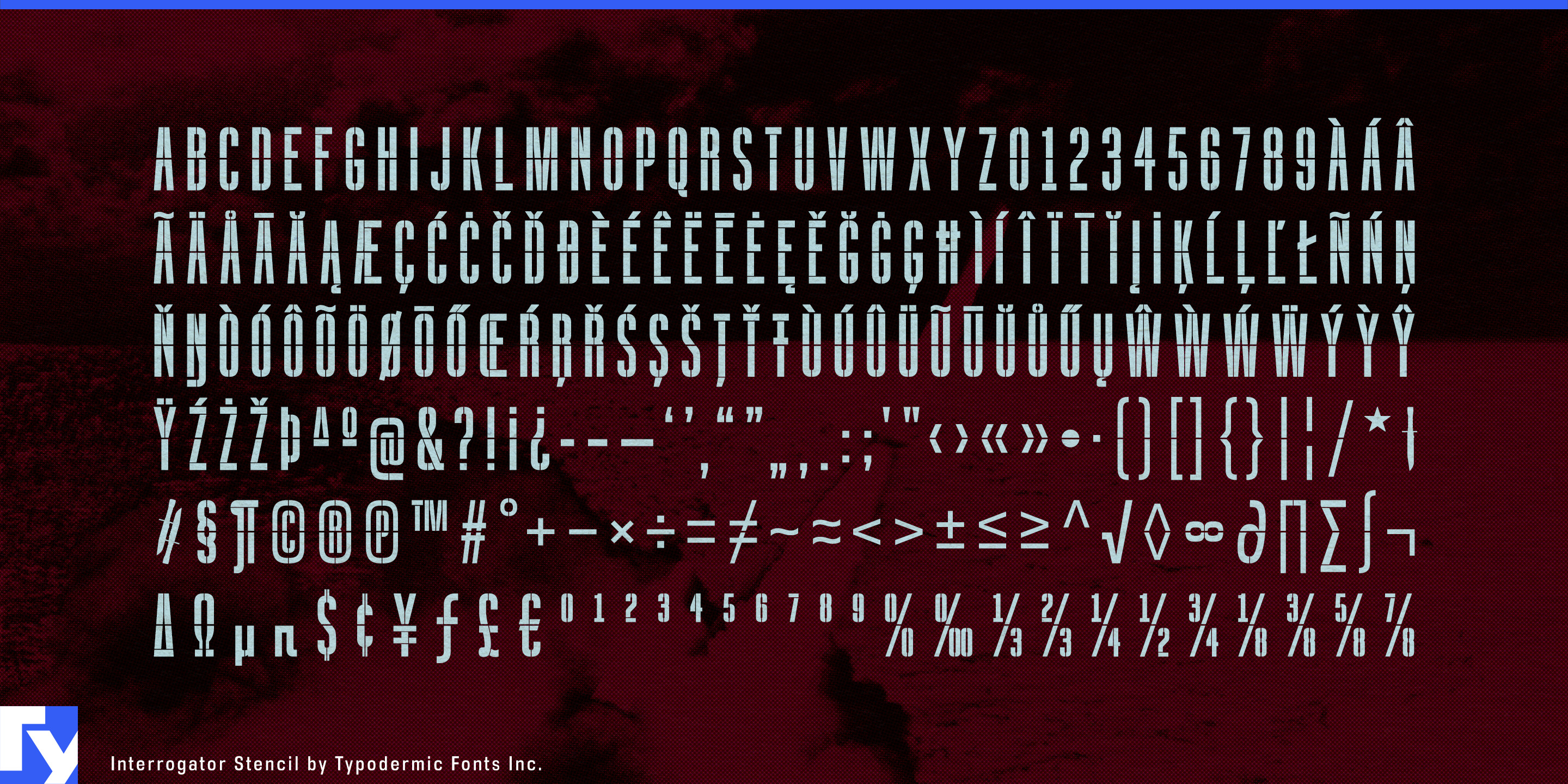 Interrogator Stencil specimen 5