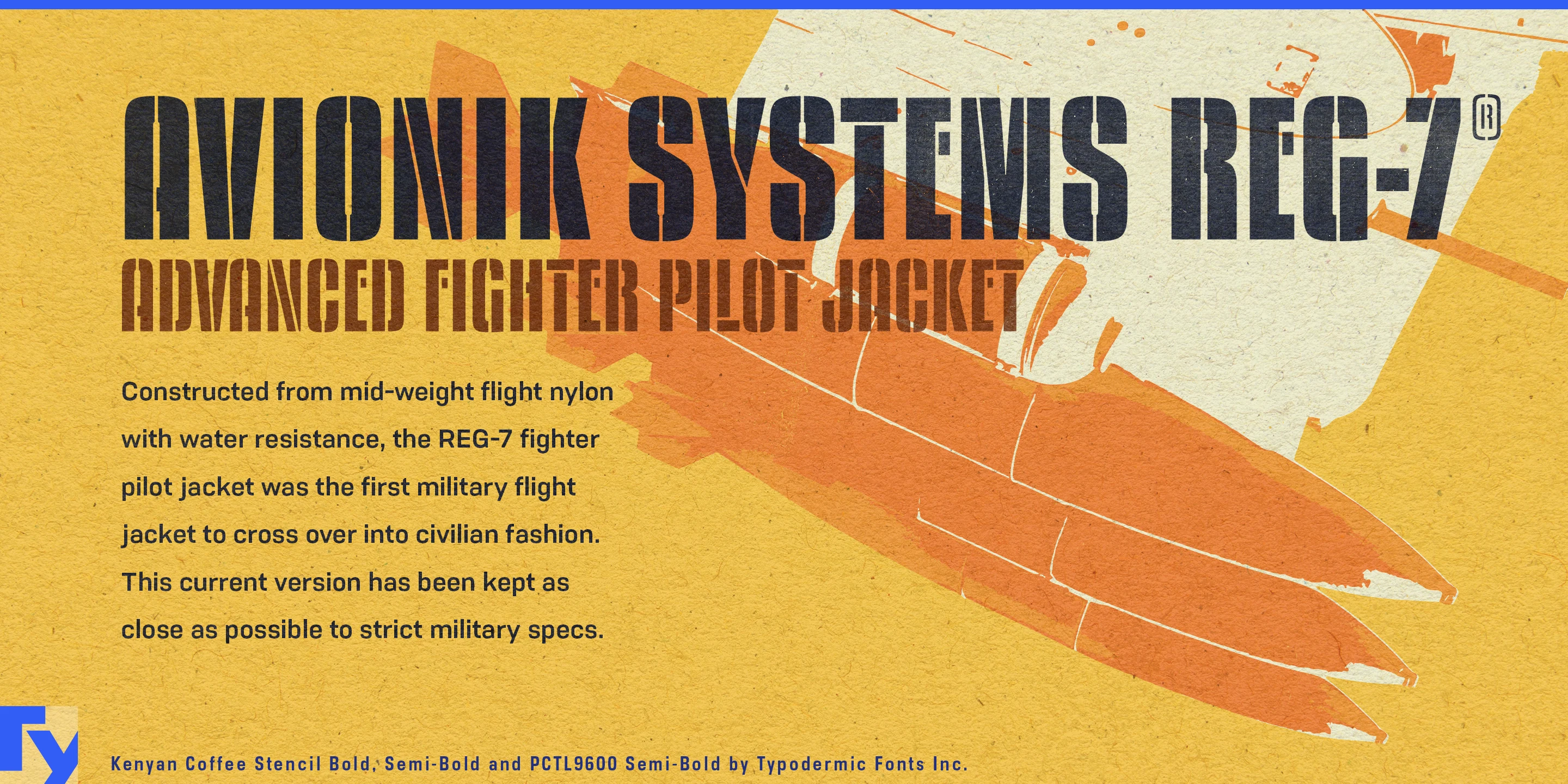 Kenyan Coffee Stencilの見本 6
