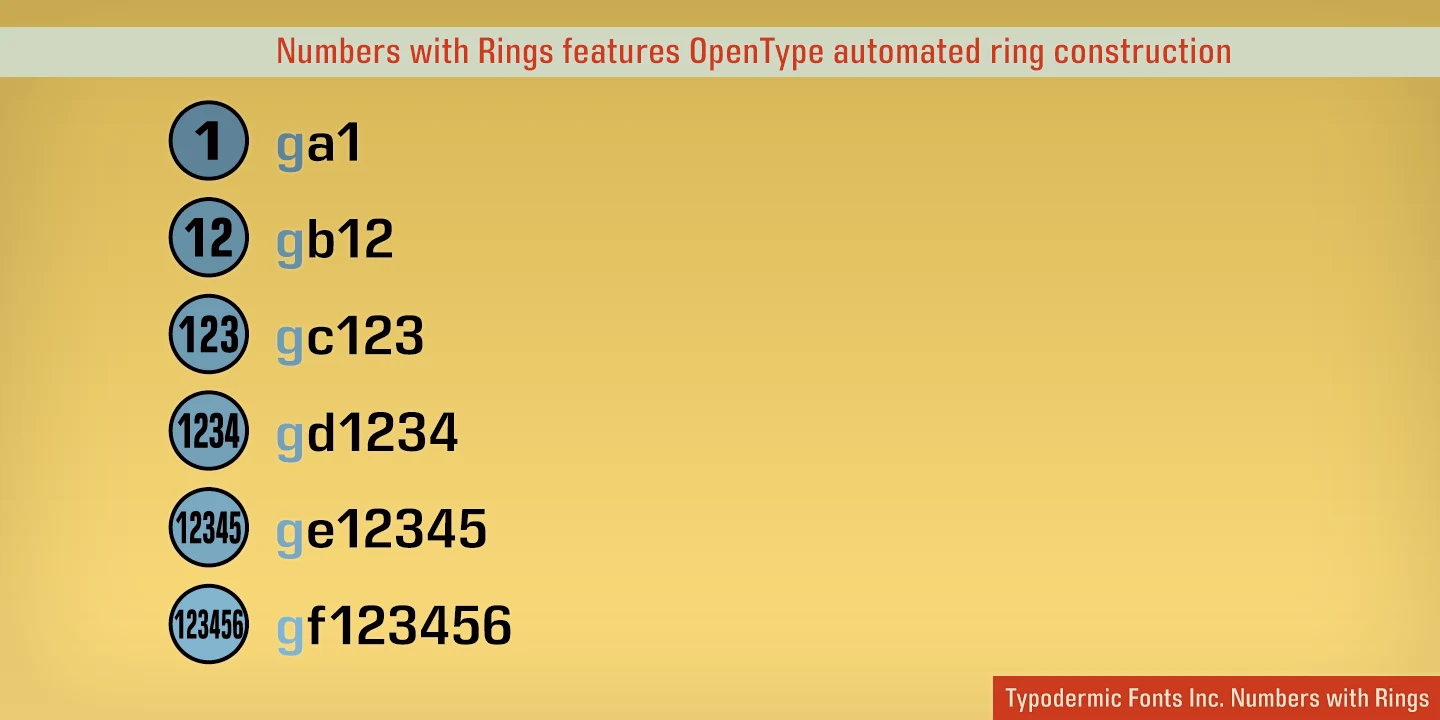 Amostra 2 de Numbers with Rings