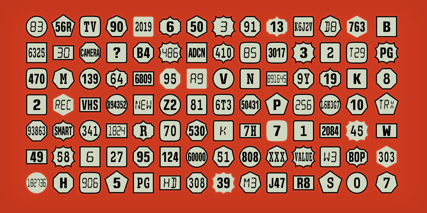 Numbers with Rings specimen 3