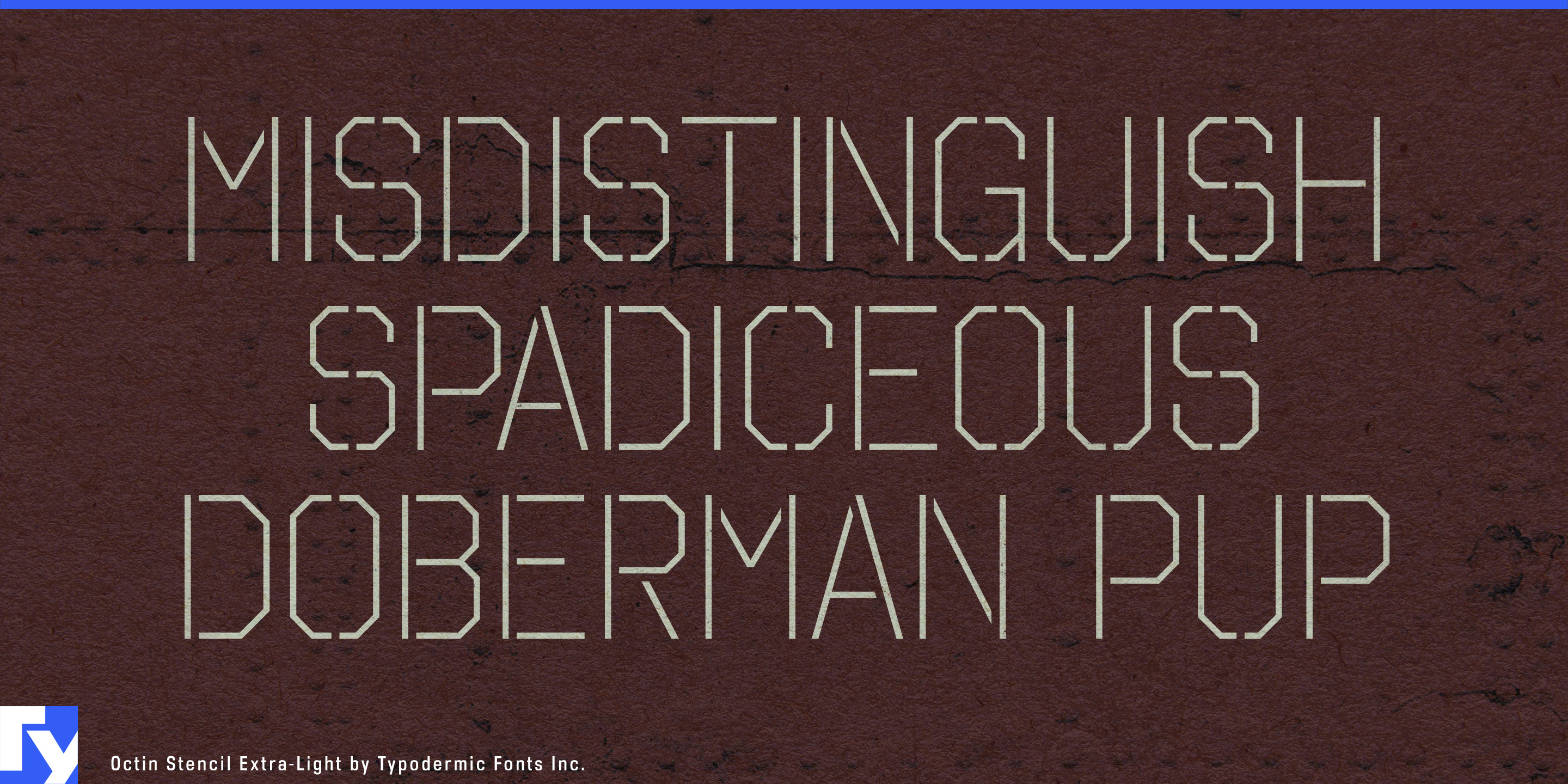 Octin Stencil specimen 2