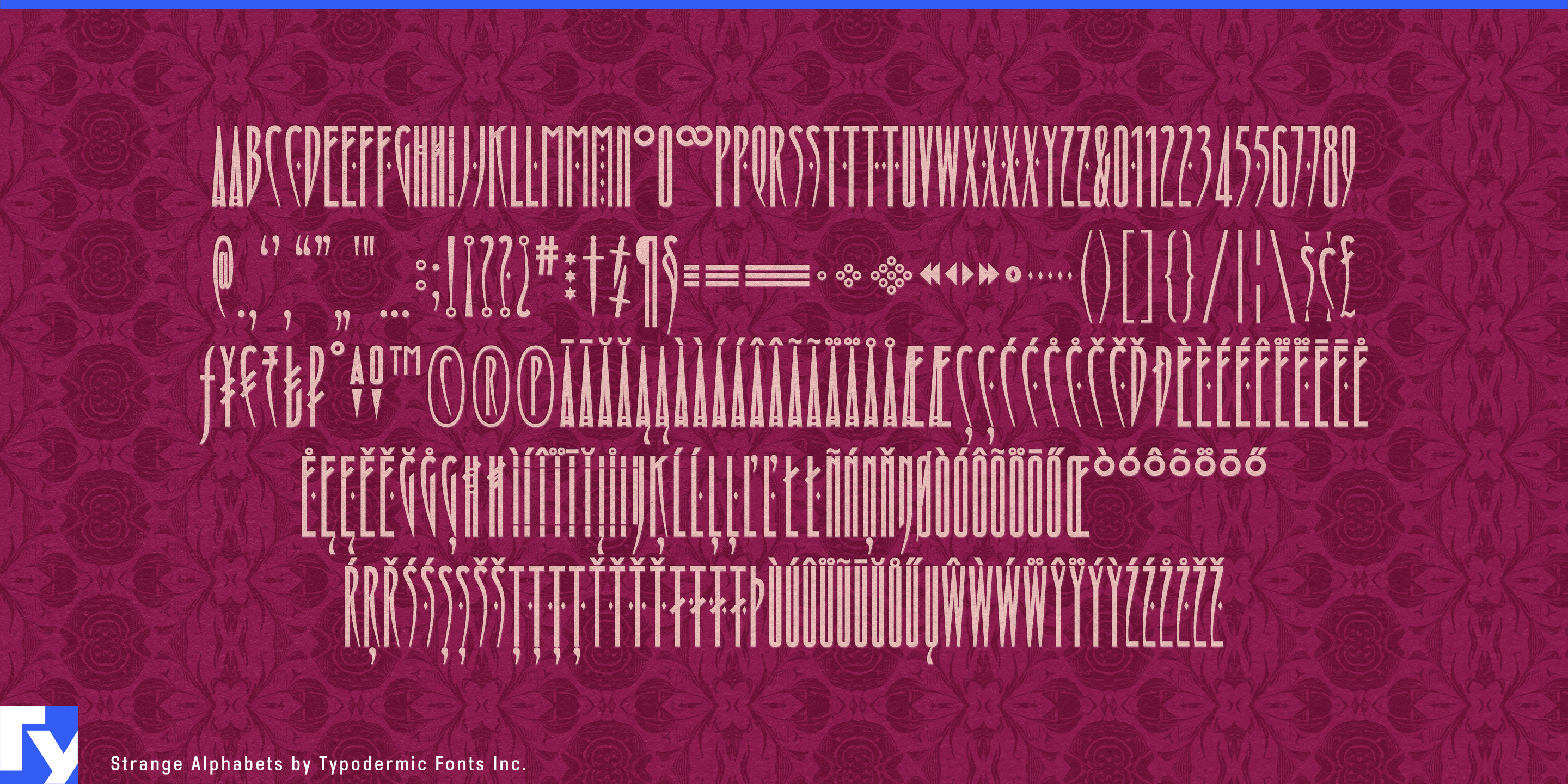 Strange Alphabets specimen 5