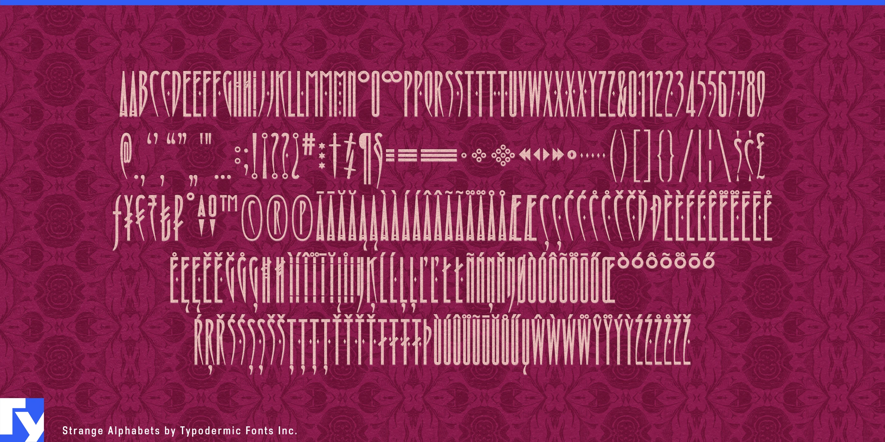 Strange Alphabets specimen 5