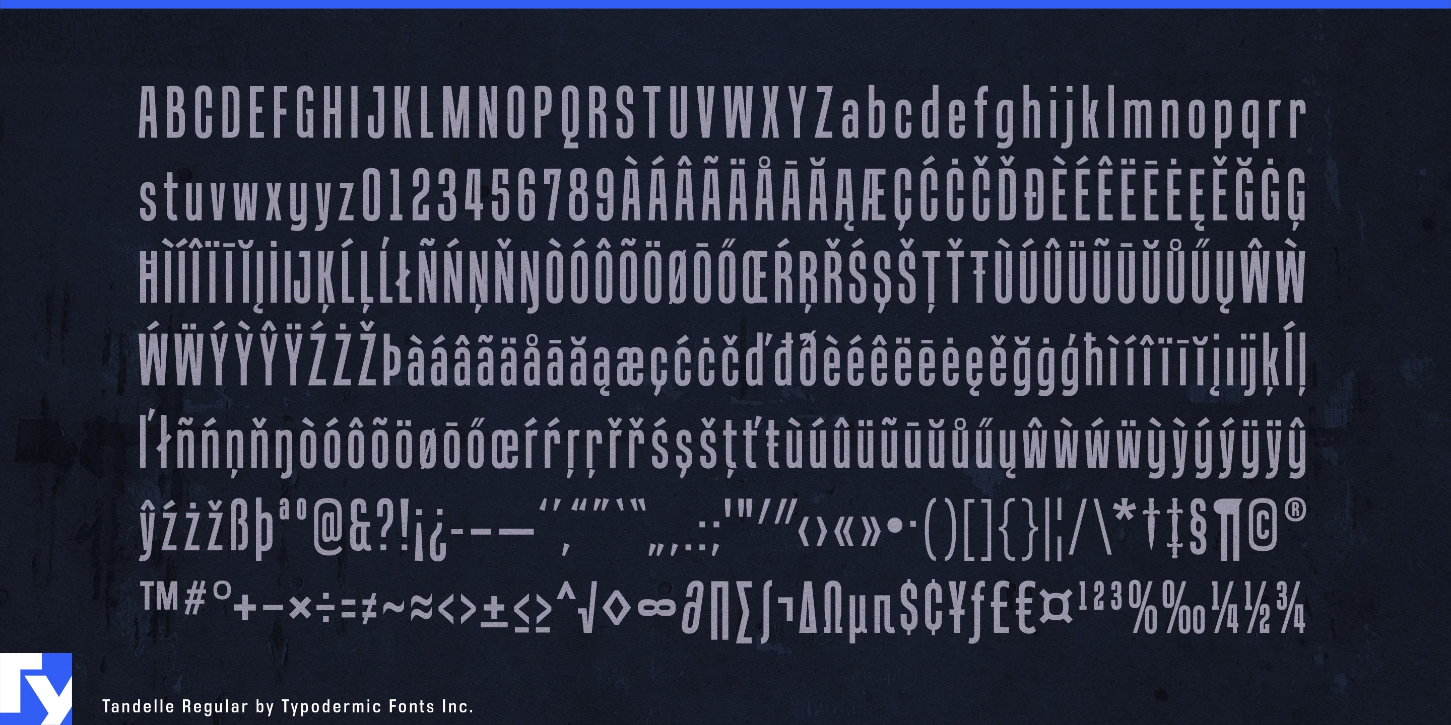 Schriftmuster 5 von Tandelle