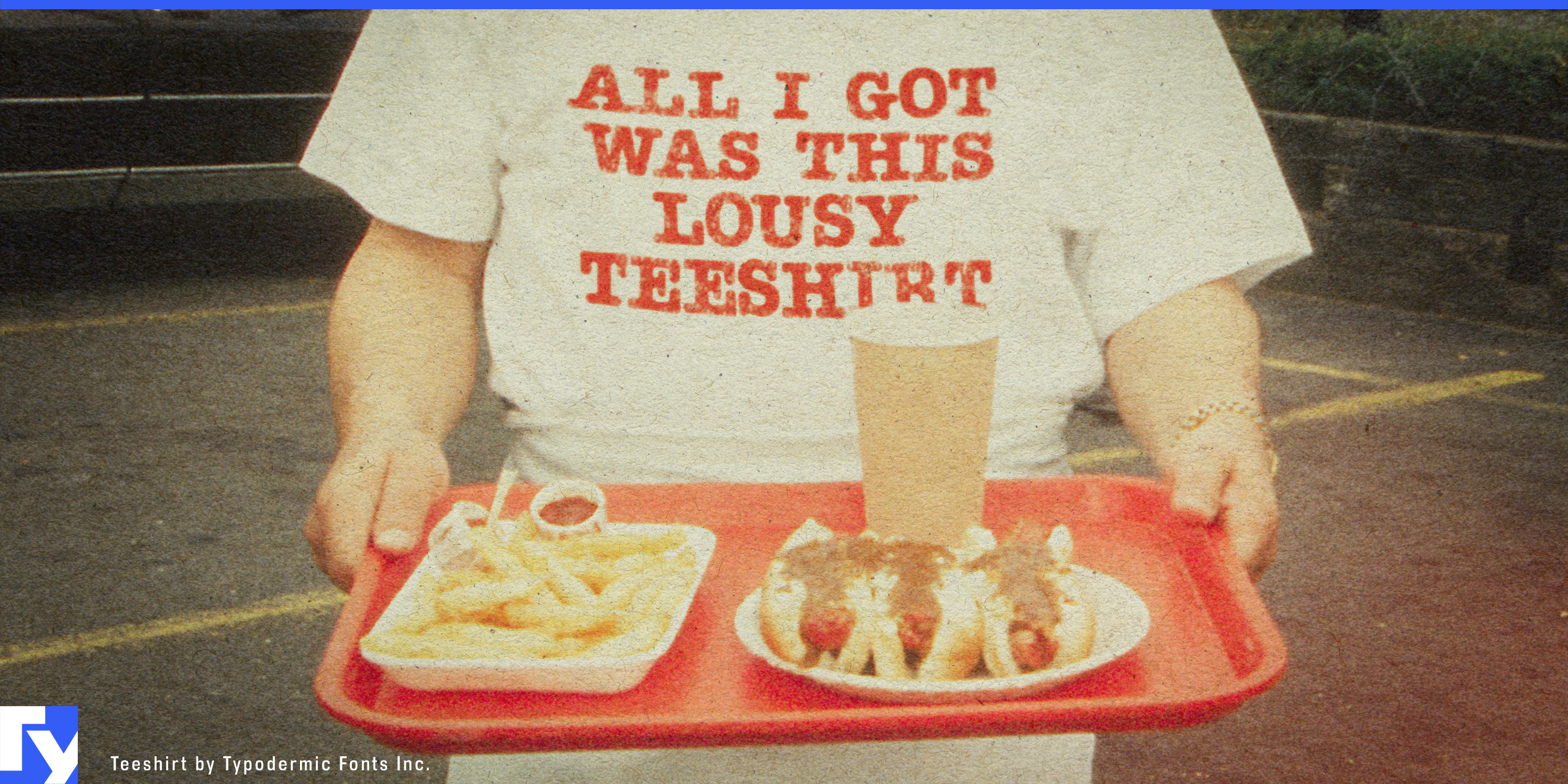 Schriftmuster 1 von Teeshirt