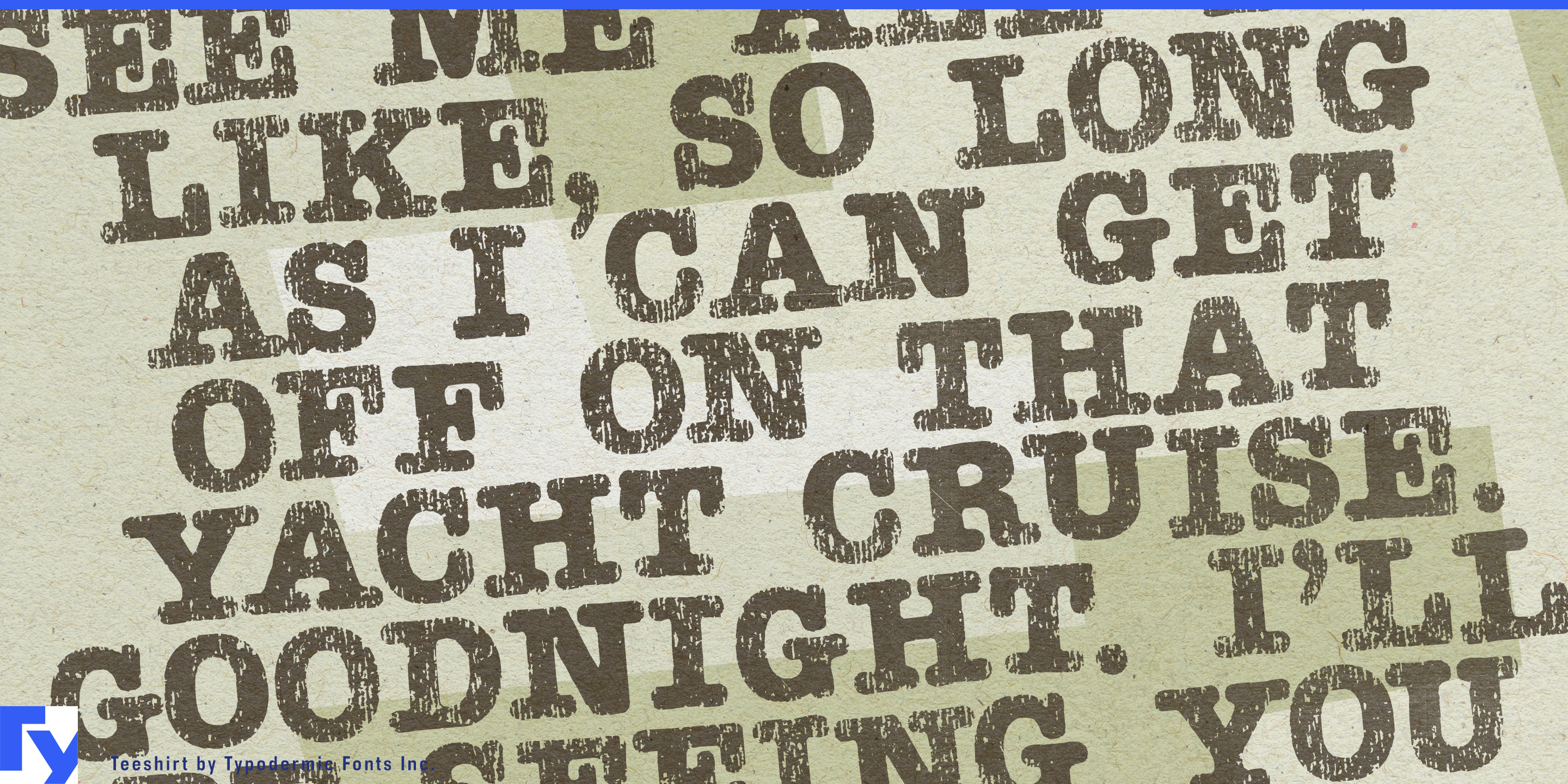 Schriftmuster 3 von Teeshirt