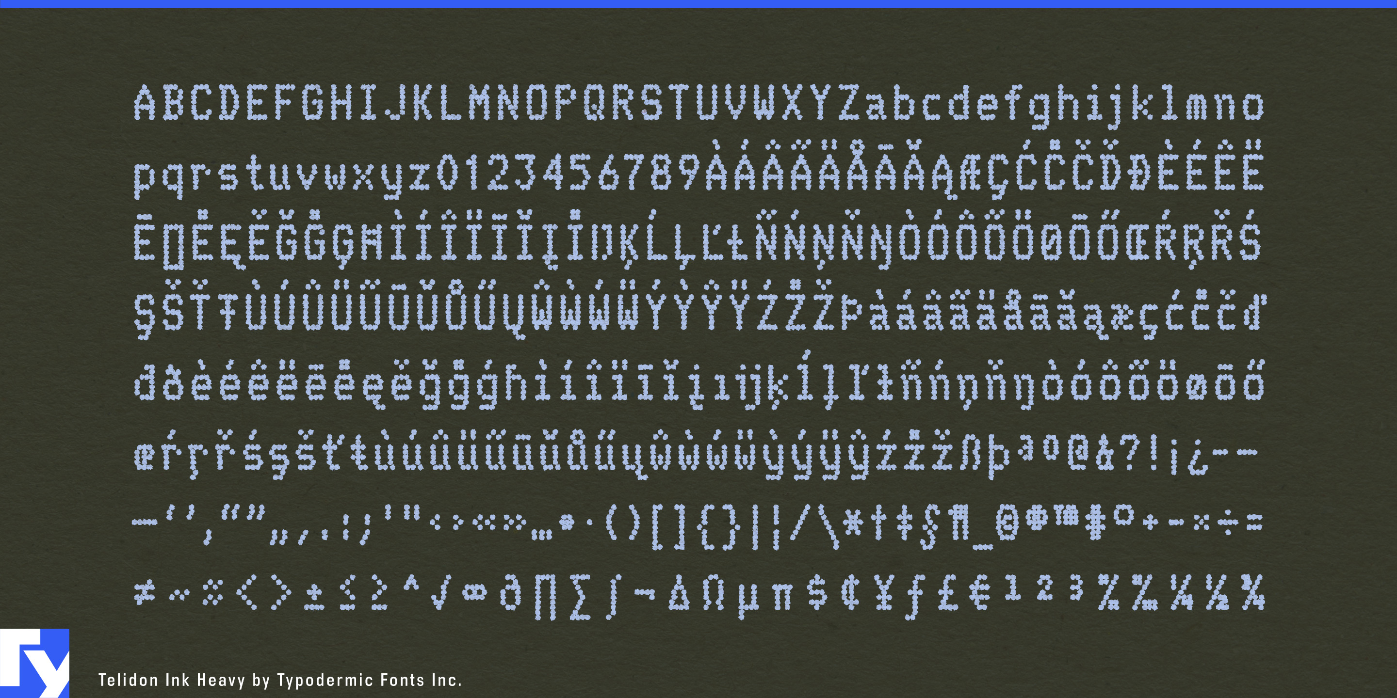 Telidon Ink specimen 5