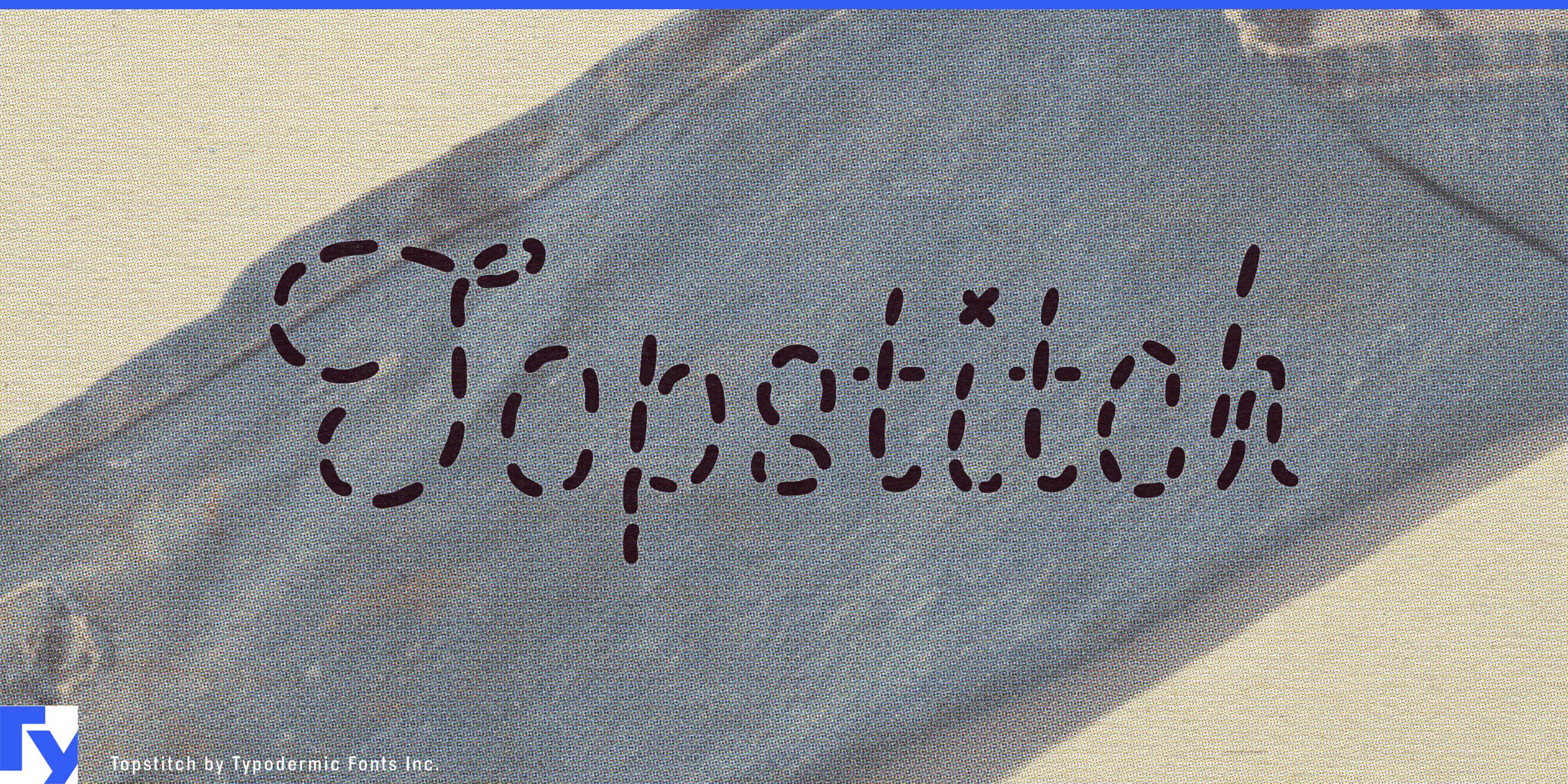 Topstitchの見本 1