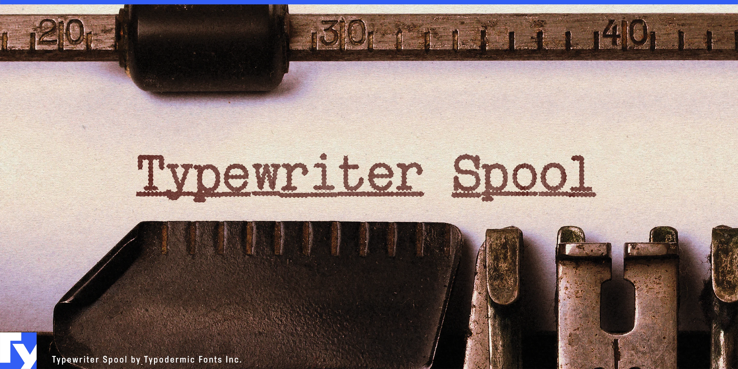 Typewriter Spool specimen 1
