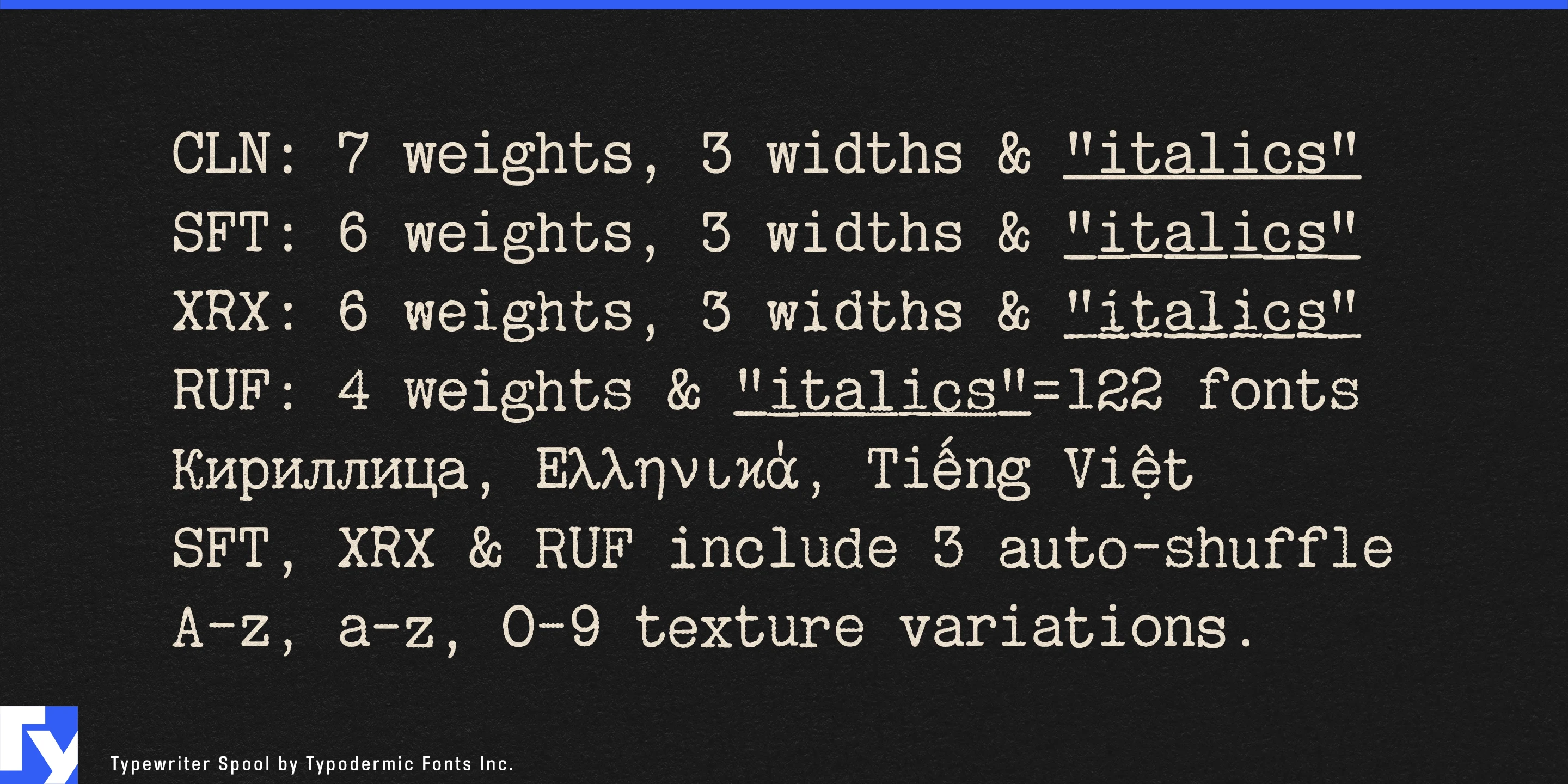 Typewriter Spool specimen 4