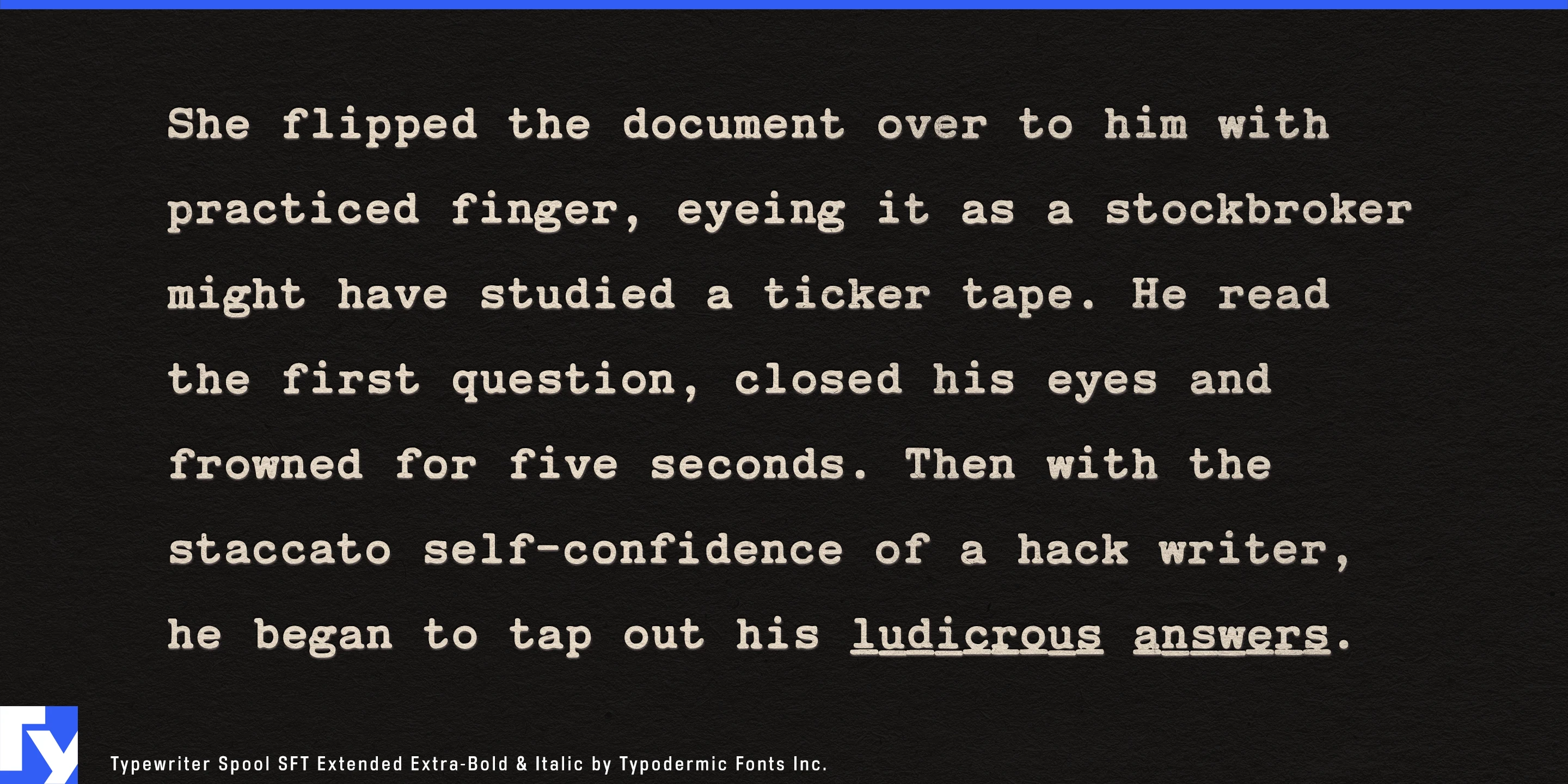 Typewriter Spool specimen 7