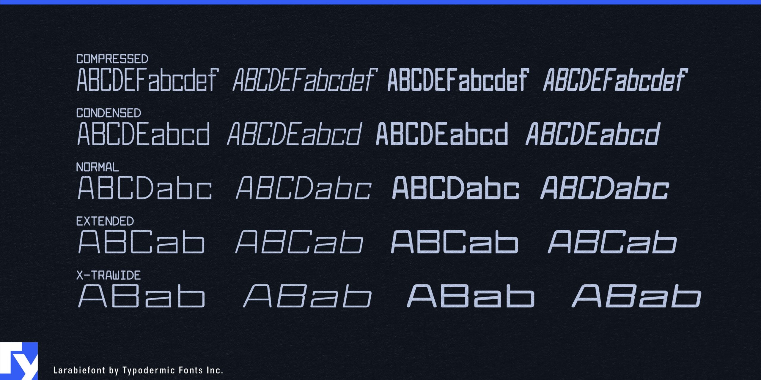 Streamlined Sophistication: Larabiefont Font Elevates Technical Designs