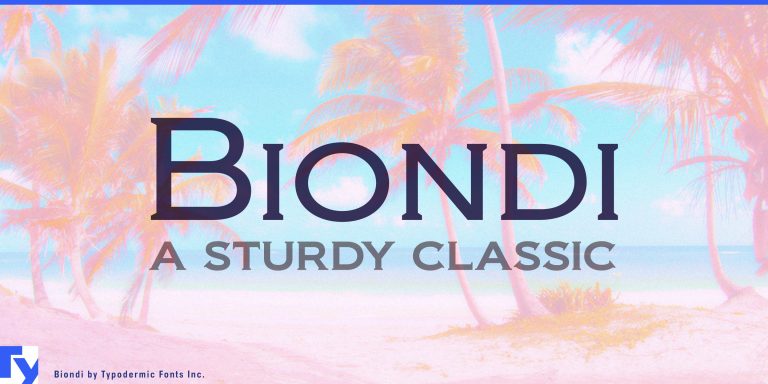 Biondi Typeface: Unleash Timeless Sophistication in Your Designs