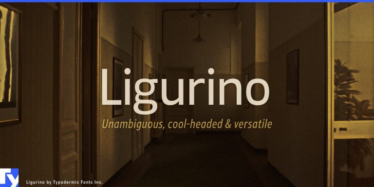 Minimalist Aesthetic: Ligurino Typeface Adds Elegance