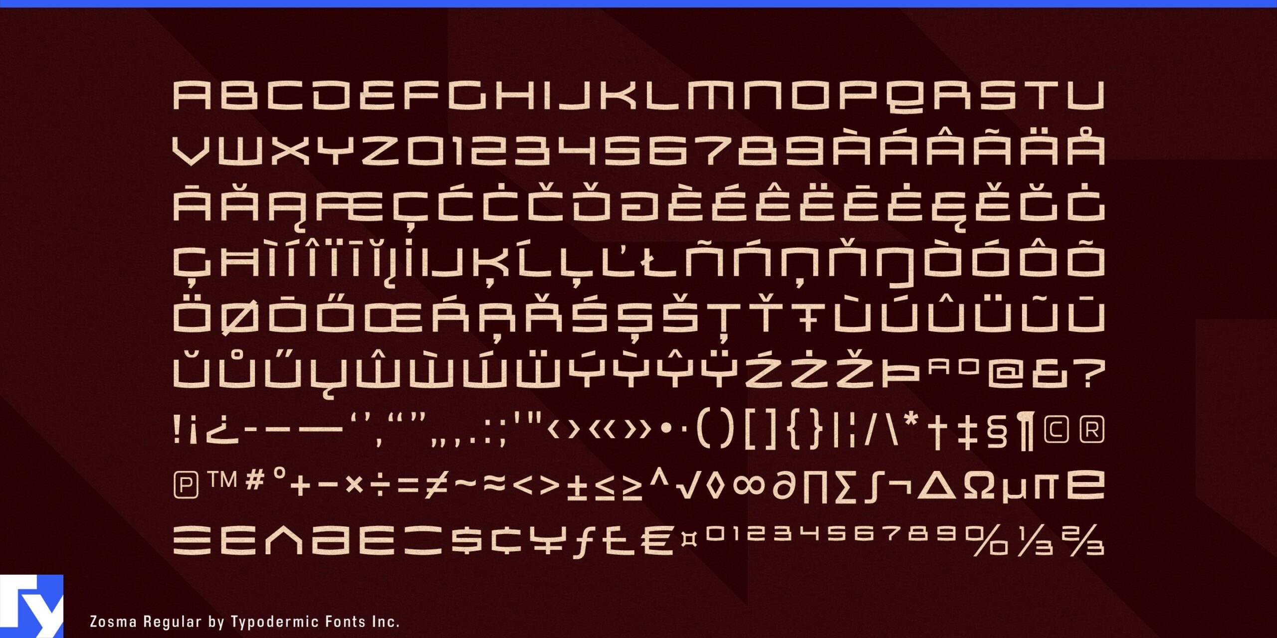 Precision and Power: Zosma Typeface Takes Center Stage