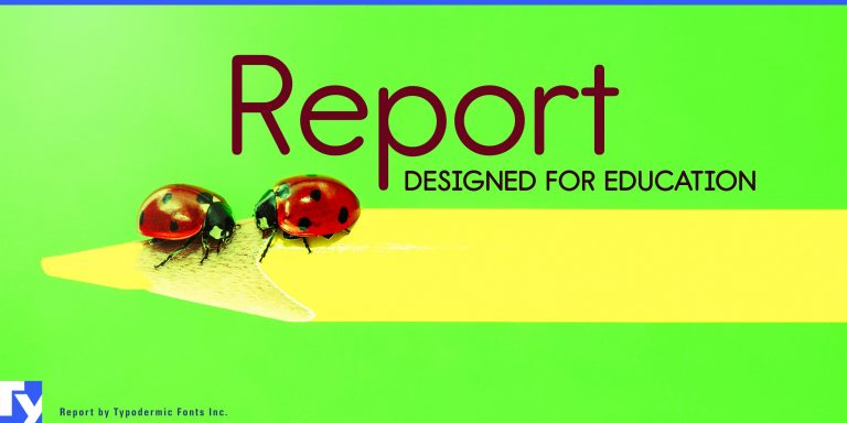 Prioritize readability with Report font for students and educators