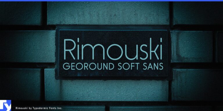 Rimouski: Combining geometry and playfulness in typography